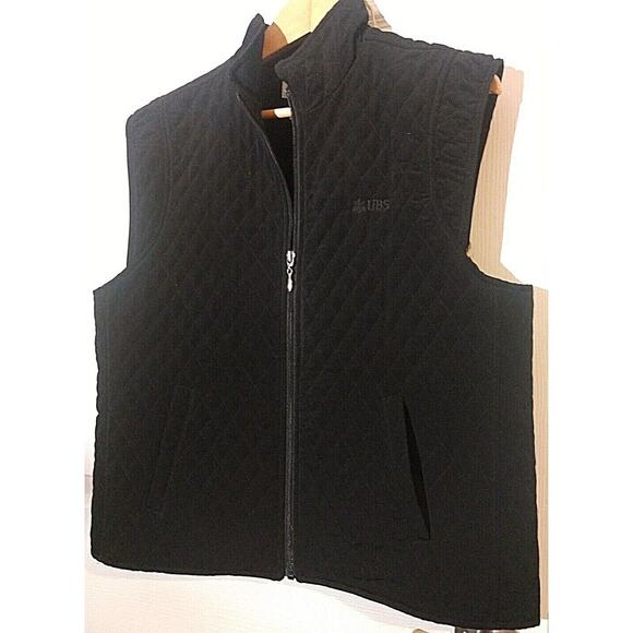 Sport Haley Women's Black Quilted Vest with zipper and pockets Size Large - Picture 3 of 10
